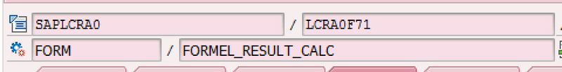 Calling program details