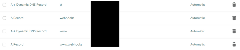 Namecheap configuration